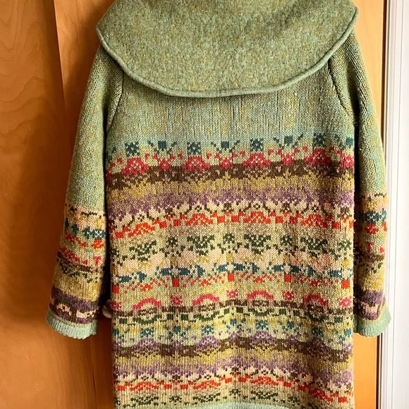 Sundance Multicolor Knit Teddy Jacket - Picture 2 of 5